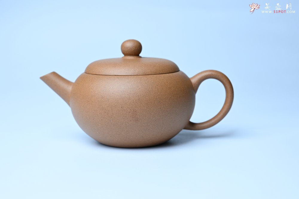 紫砂壶图片：美壶特惠 特好老段泥圆珠壶 - 全手工紫砂壶网