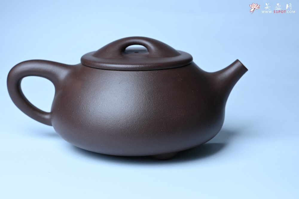 紫砂壶图片：美壶特惠 精致特好紫泥大满瓢 难度大 足足做了一个多星期 - 全手工紫砂壶网