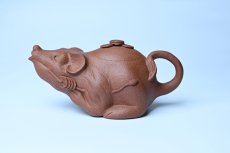 紫砂壶图片：美壶特惠 优质降坡泥鼠你有钱壶壶 茶人醉爱 - 全手工紫砂壶网