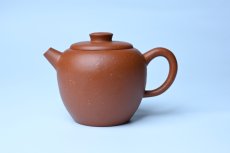 紫砂壶图片：美壶特惠 精品粗砂红泥巨轮壶 茶人醉爱 - 全手工紫砂壶网