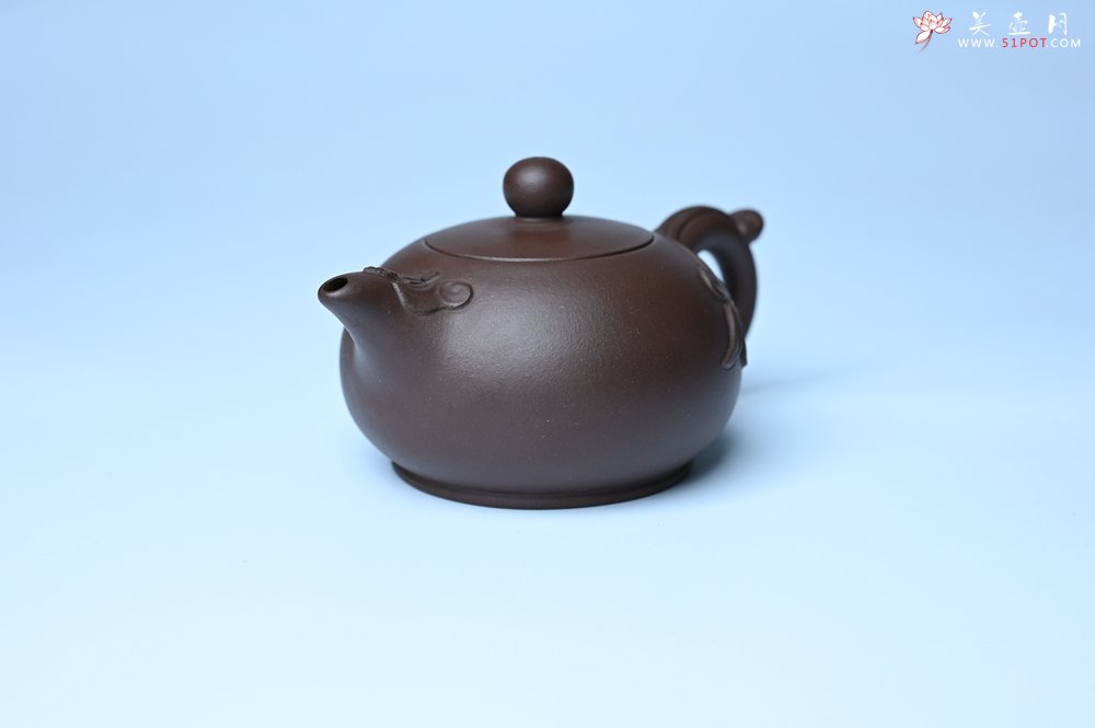 紫砂壶图片：美壶特惠 优质老紫泥福在眼前壶 茶人醉爱 - 全手工紫砂壶网