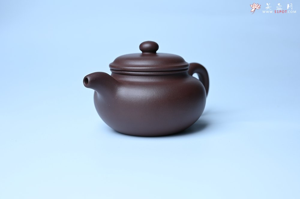 紫砂壶图片：潜力股周小培 特好老底槽青全手工仿古壶 茶人醉爱 - 全手工紫砂壶网