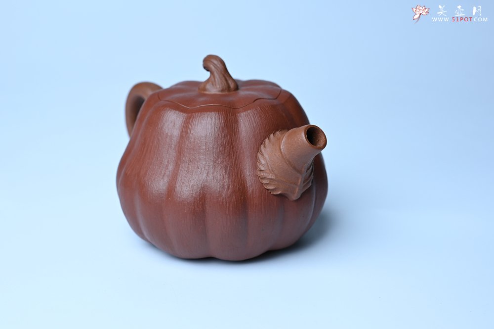 紫砂壶图片：美壶福利特惠 美壶专属定制 精致好料南瓜紫砂壶  肌理丰富生动 - 全手工紫砂壶网