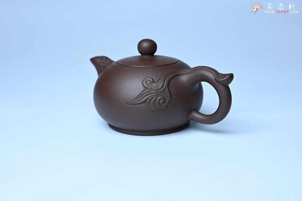 紫砂壶图片：美壶特惠 优质老紫泥福在眼前壶 茶人醉爱 - 全手工紫砂壶网