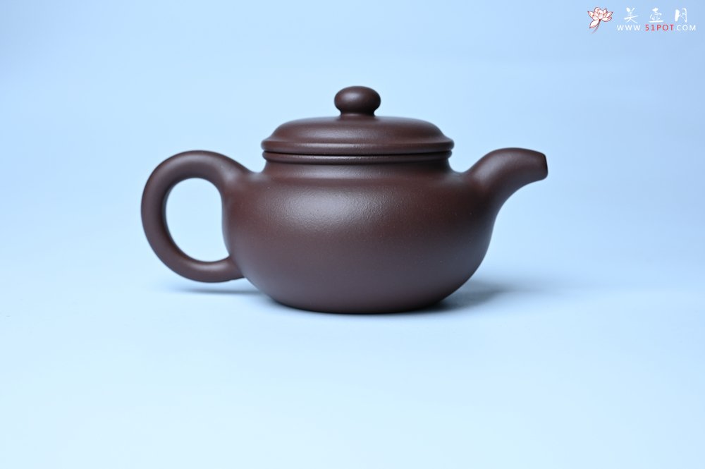 紫砂壶图片：潜力股周小培 特好老底槽青全手工仿古壶 茶人醉爱 - 全手工紫砂壶网