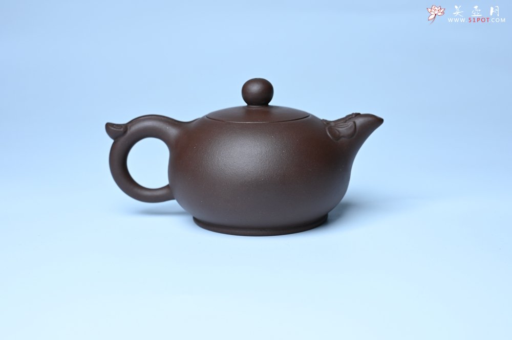 紫砂壶图片：美壶特惠 优质老紫泥福在眼前壶 茶人醉爱 - 全手工紫砂壶网
