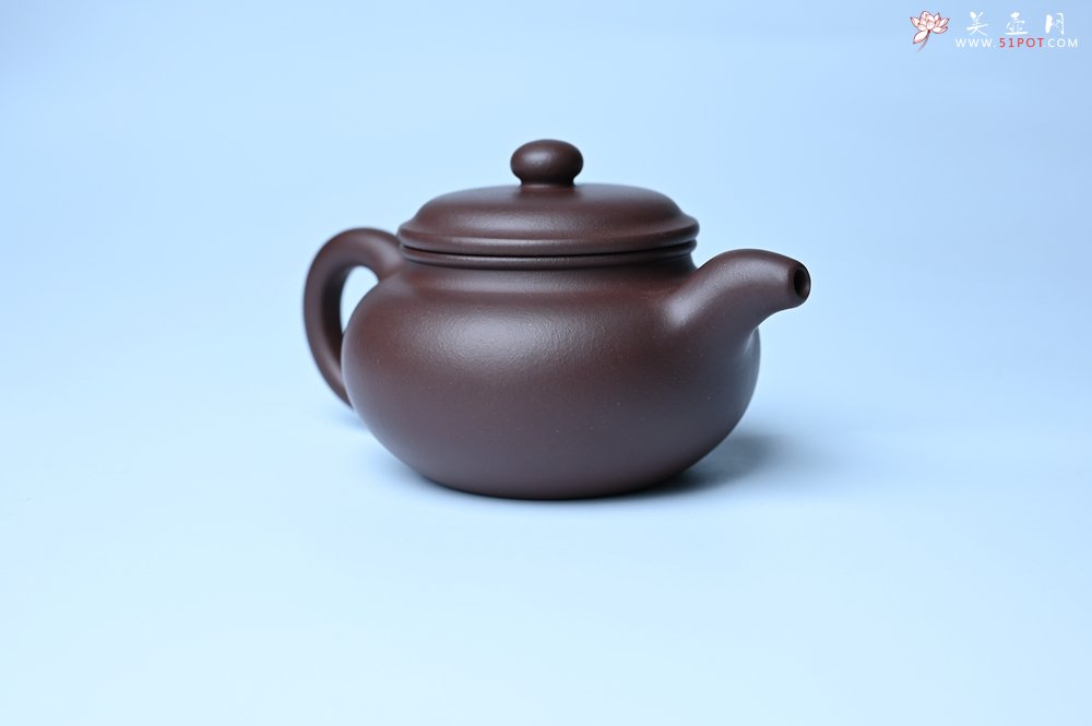 紫砂壶图片：潜力股周小培 特好老底槽青全手工仿古壶 茶人醉爱 - 全手工紫砂壶网
