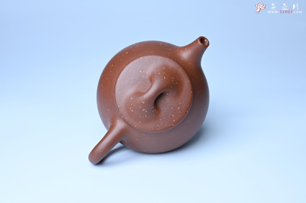 紫砂壶图片：美壶特惠 精致特好紫玉金砂满瓢景舟石瓢壶 做工和泥料不输千元作品 - 全手工紫砂壶网