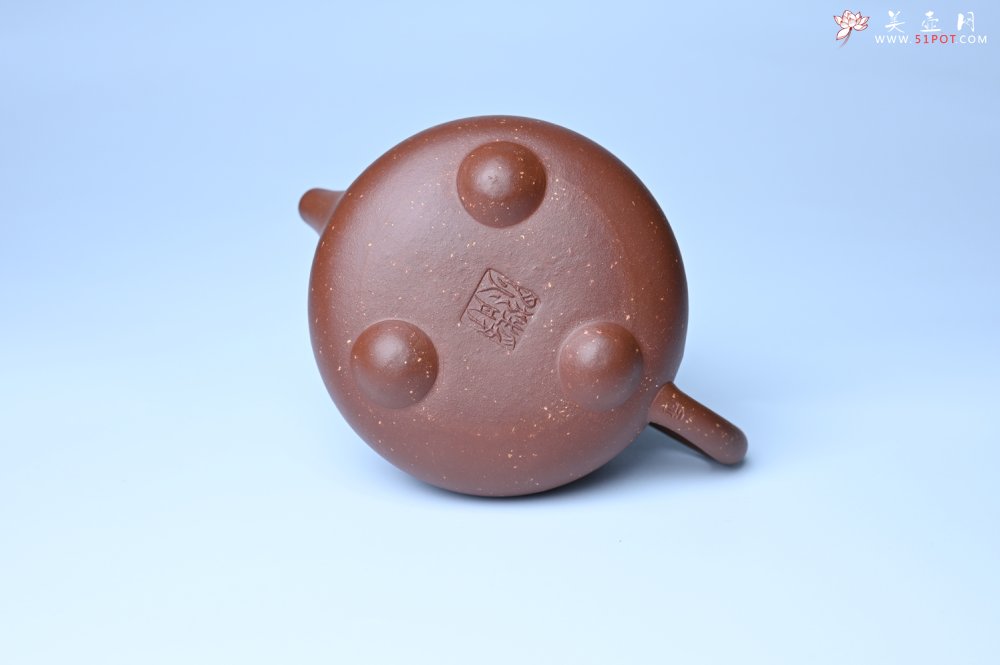 紫砂壶图片：美壶特惠 精致特好紫玉金砂满瓢景舟石瓢壶 做工和泥料不输千元作品 - 全手工紫砂壶网