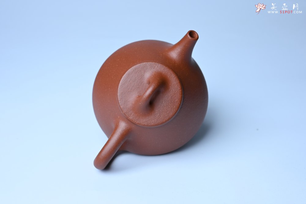 紫砂壶图片：美壶特惠 精致特好黄龙山宝山矿区红降坡泥小子冶石瓢壶 - 全手工紫砂壶网